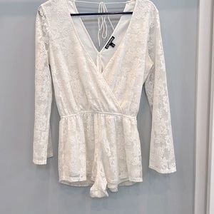 Lace romper from express size XS
